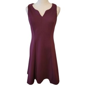 White House Black Market Plum Mini Dress